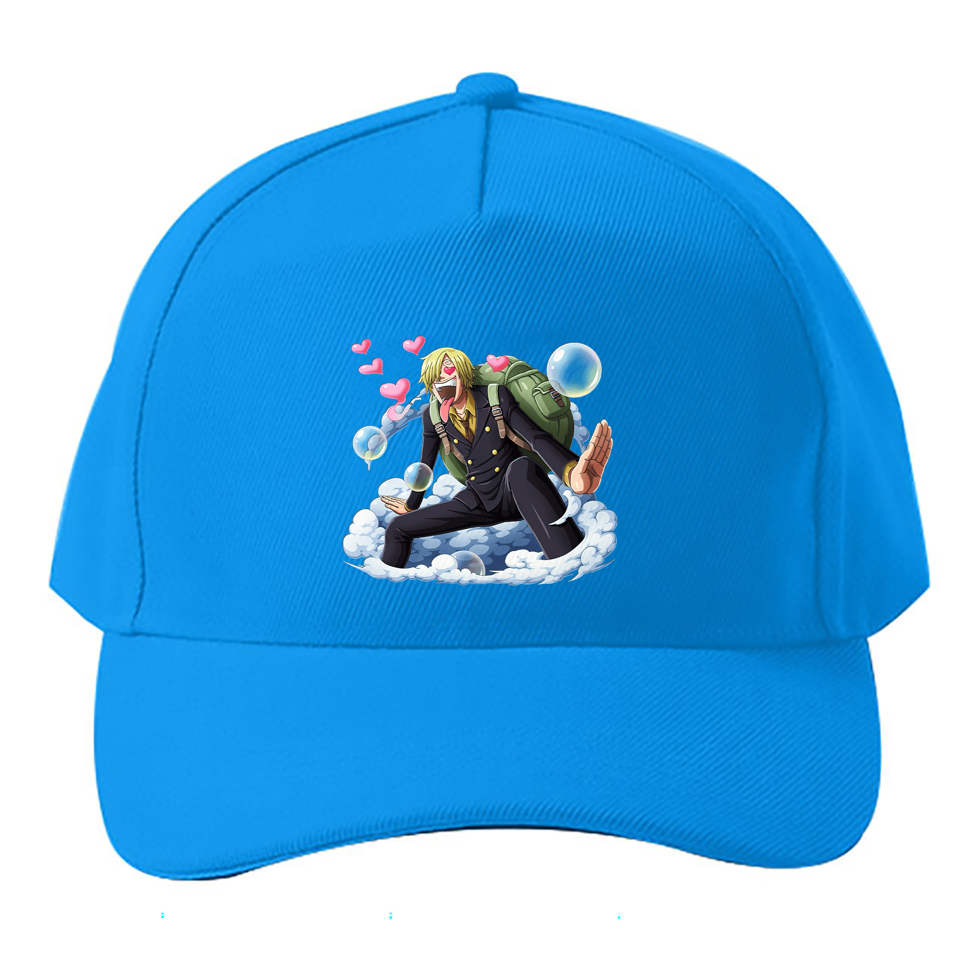 （画像用） ワンピース サンジ ONE PIECE Sanji ベースボールキャップ 綿100％ 男女兼用 帽子 スポーツ